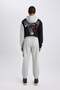 Defactofit Jogger Sweatpants Standard Fit Double Pockets Printed Elastic Leg B4488Ax24Sp - 7