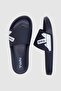 Navy Blue Single Strip Slippers - 4