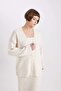 Oversize Wide Fit V-Neck Buttoned Knitwear Cardigan B3782Ax23Wn - 3