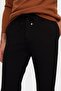 بنطلون Ds Damat Slim Fit أسود بخصر مطاطي وسحاب من الليكرا مريح للركض - 2