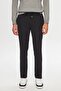 بنطلون Ds Damat Slim Fit Anthracite بخصر مطاطي وسحاب من الليكرا مريح للركض
