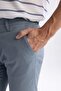 Regular Fit Chino Canvas Trousers Gabardine Pocket Straight Leg T1052Az23Sp - 5