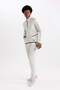Fit Slim Fit Double Pocket Flexible Leg Scuba Diving Fabric Jogger Sweatpants A6965Ax23Au - 4