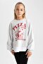 Girl's Printed Sweatshirt Leggings 2 Piece Set B3102A823Au - 6