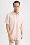 Regular Fit Polo Collar Short Sleeve 100% Cotton Shirt M9432az23sp - 7
