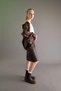 Kalem Normal Waist Faux Leather Midi Skirt Z0782Az22Au - 2