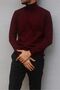Men's, Turtleneck, Old Money Culture, high-top knit sweater