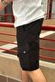 Men'S, Summer, Flexible, Cotton, Cargo Pocket, Gabardine Shorts 24Inp161 - 6