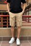 Men'S, Summer, Flexible, Cotton, Cargo Pocket, Gabardine Shorts 24Inp161 - 3