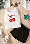 Chery Printed Shorts Tee Unisex Children's Set