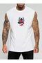 Spider Yopu Printed Sleeveless T-Shirt