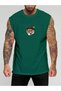 In Cart 6 and Above Purchases Get 1 T-Shirt Gift - Tiger Printed Sleeveless T-Shirt