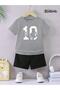 Unisex Kids Shorts Set - Character Printed