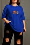 Big Size Brown Seven Bear Printed Unisex T-Shirt