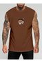 In Cart 6 and Above Purchases Get 1 T-Shirt Gift - Tiger Printed Sleeveless T-Shirt