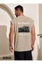 Los Angeles Printed Sleeveless T-Shirt