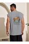 Desert Printed Sleeveless T-Shirt