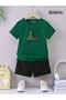 Unisex Kids Shorts Set - Character Printed