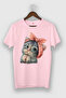 Cute Cat Printed Oversize White T-shirt