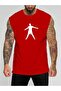 Football Player Printed Sleeveless T-Shirt