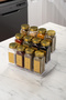 Mienda Home Clear Plexiglass Acrylic Ladder Stand Spice Rack Stand Cosmetic Stand Organizer - 6