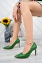 Ls-1860 Black Suede Gusseted Thick Heeled Daily Women's Boots