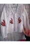 Fisto and Flower Embroidery Detailed Shirt - 6