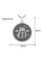 Viking Mythology Huginn & Muninn Themed Locket Odin Necklace - 7