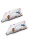Baby Kids Pillow Case 35x45 (2 Pieces) Car Traffic Gray - 2