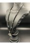 Batman Themed Natural Stone Necklace & Bracelet Set – Onyx, Hematite, Handmade – Men's Accessory - 5