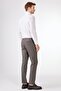Brown Men's Slim Fit Melange Patterned Classic Trousers - 4