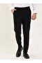 Men's Regular Fit Black Trousers - 4