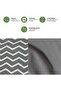 Sleep Gowns Pack of 2 Swaddle Blankets for Baby Bed Comfort - Grey and Stripes Print - 8