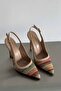Echo Colorful Straw Beige 10cm Heeled Shoes - 2