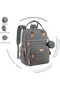 Kary Me Diaper Bag Backpack, Baby Nappy Changing Bags Multifunction Waterproof Travel - 4