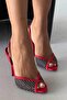 Arlo Stone-Detail RED SATIN - 2