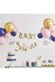- Baby Shower Lettering and Balloon Decorations - Gold - 2