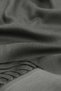 Black Smoked Silk Look Shawl - 4