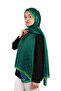 Emerald Chain Monogram Pattern Silk Shawl - 2