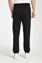 Black Comfortable Fit Classic Leg Sweatpants with Zipper Pockets - O2-5009 - 6
