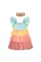 - Rainbow Ruffle Princess Dress-Up - 3-4 Years - Rainbow Dress with Ruffles - 3-4 Years