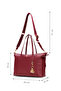 Claret Red Women's Shoulder Bag Us25599 Online Exclusive - 6
