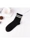 Women's Mixed Color Striped Tennis Socks - Color Your Style - 5