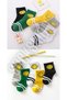 Children's Emoji Patterned Multicolored Long Socks Set 5 Pack - 3