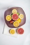 Acrylic Baroque Plum Large Square Fruit & Salad Bowl & Mixing Bowl / 3.3 Lt (NOT GLASS) - 3