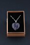 Certified Natural Stone Necklace - Amethyst Stone Silver Chain Included - 3