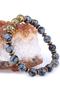 Certified Natural Stone Bracelet - Obsidian, Lava, Hematite - 3