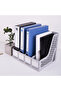 E9846 4 Compartment Magazine Holder, Grey - 7