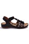 157362C Black Orthopedic Daily Women's Sandals - 2