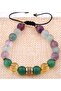 Certified Natural Stone Bracelet-citrine,aventerun,fluorite B560 - 3